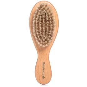 Grannaturals 810061190462 Boar Bristle Soft Cat Brush For Indoor Outdoor Short Haired Cats Kittens