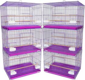 2424pur Group Inc Small Breeding Cages Purple 34-1/2 X 81-1/2 Inch Lot Of 6