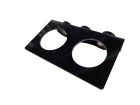 Groveland Gecko 810131930912 Large Magnetic Feeding Ledge Double Cup Dish Crested Reptile Fr