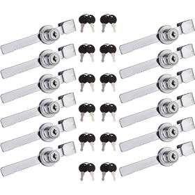 1938418031 Grronzee 12pack Display Case Lock Showcase For Sliding Glass Door With 24 Keys