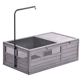 Gutinneen 643459226364 Tortoise Habitat Enclosure With Lamp Holder Metal Large Re