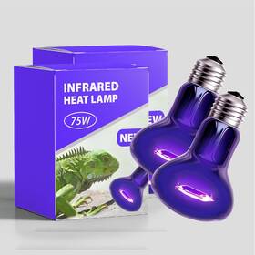 Gxiietem 445022336325 2 Pack Reptile Heat Lamp Bulbs 75w Day And Night Basking Spot Heating Bulb