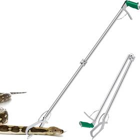 Gyorgkshi 445011944951 60 Inch Snake Tongs Collapsible Grabber Professional Reptile Catcher Wide Jaw
