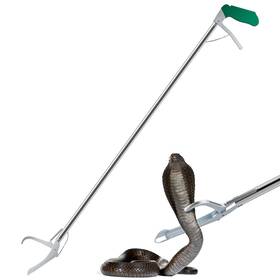 Gyorgkshi 645360082060 47 Inch Lock Design Snake Tongs Extra Heavy Duty Standard Reptile Grabber Rattle