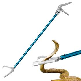 Gyorgkshi 750219204507 60 Inch Snake Tongs Professional Aluminum Alloy Standard Reptile Grabber Rattle