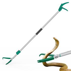Snake-ssbsq-gr-230 Gyorgkshi 92 Inch Extendable Snake Grabber Reptile Tongs Rattle Catcher Wide Jaw Hand