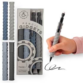 Pg1-100-grbl Gyre & Gimble And Pencil Gidgets Textured Silicone Sleeve For Quiet F