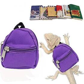 Haichen Tec 157799655934 Lizard Backpack For Bearded Dragons School Bag And Books Set Reptile Apparel Ac