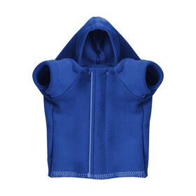 Haichen Tec 828641382329 Lizard Clothes Hoodie For Bearded Dragon Reptile Apparel Blue