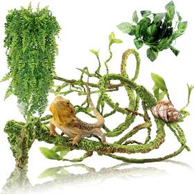 Hamiledyi 711181881523 Reptile Plants Bendable Jungle Climbing Vine Terrarium Branch Flexible