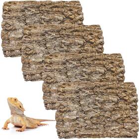 15.7x11.8in Hamiledyi Gm-s516 Terrarium Background 4pcs Natural Cork Large Bark Climbing Mat