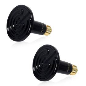 100w Hanjion 824918012524 Infrared Ceramic Heat Emitter Reptile Lamp Bulb For Amphibian Pet B