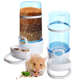C6n2-ls-fba-360 Haomian 2 Packs Pet Feeder And Waterer Self Dispensing Automatic Hamster Foo