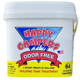 Hc-64 Happy Campers Holding Tank Treatment 64 Doses - Powerful Rv Black Treat