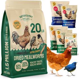 Hatortempt Model Number11lbs Dried Mealworms For Wild Birds 2 Lbs Non Gmo High Protein