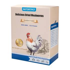 Hatortpet 614158536931 Dried Mealworms 10lb Pure Natural Non-gmo 10 Pound Pack Of 1