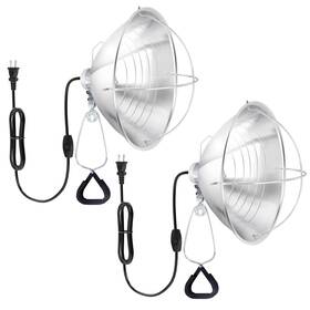 Healsmart 198401043594 10.5 Inch Clamp Light Socket And Bulb Guard 250-watt Maximum With 6 Feet 18/2 Sp