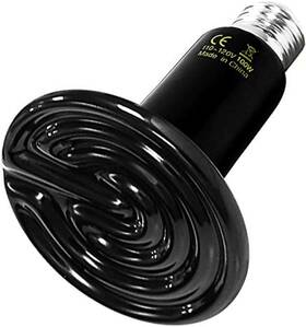 100w Healsmart 840166270547 Reptile Heat Lamp Ceramic Emitter No Light Emitting