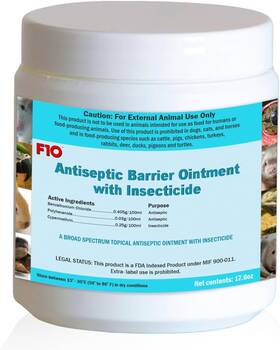 O100g Health And Hygiene Pty Ltd F10 Antiseptic Barrier Ointment For Reptiles Birds Small Animals Exotic Anim
