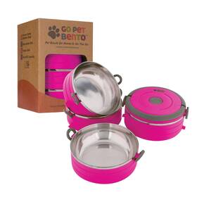 Healthy Human 700425906887 Travel Pet Bento Bowls - Human-grade Stainless Steel And Bpa-free