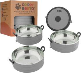 Healthy Human 850046028700 Travel Pet Bento Bowls - Human-grade Stainless Steel And Bpa-free