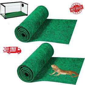 Hercocci 744110864977 2 Pack Reptile Carpet 39 X 20 Terrarium Bedding Substrate Liner