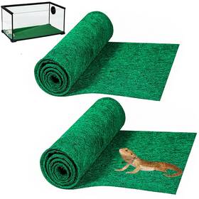 Hercocci 779683812445 2 Pack Reptile Carpet 39 X 20 Terrarium Bedding Substrate Liner