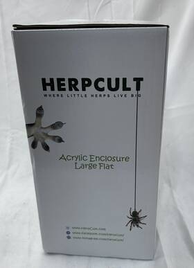 Ykl25a Herp Cult Acrylic Terrarium Magnetic Lid By Herpcult For Reptiles 12 Inch X 8 6