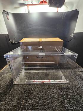 Ykl100b-2 Herpcult 12 Inch X12 X20 Acrylic Enclosure Front And Top Opening Xlarge