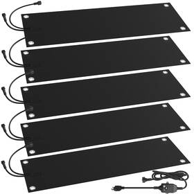 H-rxd-10x30in-5pcs-b Hetfoent 5 Pcs Heated Snow Melting Mats 10 X 30 In No-slip Rubber Outdoor