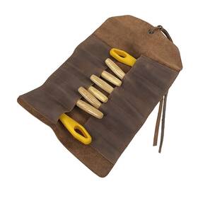 Hide & Drink 659436551428 And Rustic Small Tool Roll-up Bag 10 Slots Portable Carry-on Pou