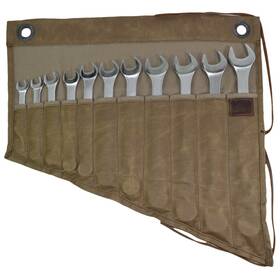 Hide & Drink 660042715289 And Wrench Tool Roll With 11 Pockets Hanging Storage For Craftsmen