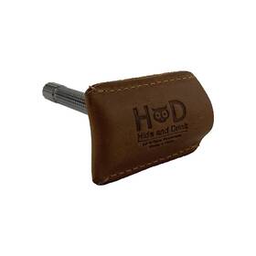 Hide & Drink 810015493120 And Leather Double Edge Safety Razor Head Protective Sheath Shav Inch