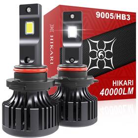 Hikari Wings 9005 Hb3 2026 40000lm Led Bulbs 45w Upgraded Core Chips High L
