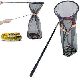 Homeya 683723428902 Snake Catcher Net With Secure Drawstring Rattlesnake Grabber Tool Reptile C