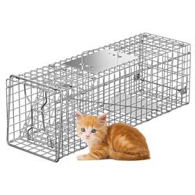 Homgarden 682604891910 24 Inch X 8 7.5 Live Animal Cage Trap Catch Release Humane Anima