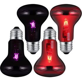 Honoson-493668 Honoson 4 Pieces 75w Infrared Moonlight Night Heat Lamp Heating Bulb Uva Ba... Fast Ship