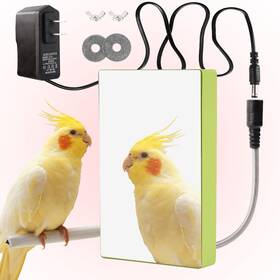 241016 Hosukko Bird Cage Heater 5w Warmer With Mirror And Anti Bite Rope 12v Th