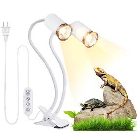 Hosun 707943934651 Reptile Heat Lamp Uva Uvb Light For Turtle Tank With Auto Timer Dimma