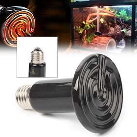 Hukyu 612048614820 150w Ceramic Heat Emitter Brooder Infrared Light Bulb Reptile Pet Breeding Grow