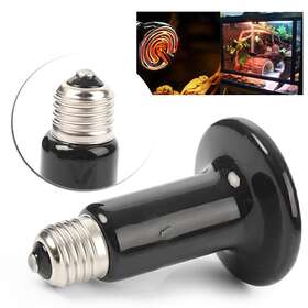 Hukyu 612048989881 75w 110v Ceramic Heat Emitter Brooder Infrared Lamp Bulb Reptile Pet Coop Grow