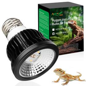 Hz006-6w10.0 Hygger Zoo High Intensity Uvb Reptile Light Bulb 6w 10.0 Full Spectrum Uva For Repti