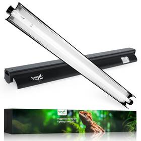 Hz013-24w10.0 Hygger Zoo T5 Reptile Light Fixture Combo Kit 24w Terrarium Hood 1