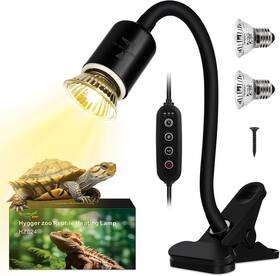 Hz024-35w50w Hygger Zoo Reptile Heat Lamp Turtle Basking Light Bulbs With Cycle Timer 360 Rotatable Di