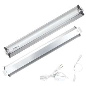 Hypool 973937720294 T8 Strip Uvb Reptile Lighting Fixture With 18-inch 15 Watt 10.0 Fluoresce