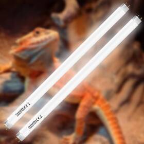 Hypool 973937720508 2 Pack T8 Strip Uvb Reptile Lighting Bulb 18-inch 15 Watt 10.0 Fluorescen