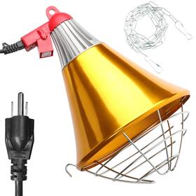 300w Hypool 973937720683 Reptile Heat Lamp Fixture 8.5inch Deep Dome Light Max Fixt