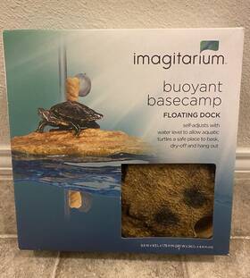 Imagitarium 350363086428 Buoyant Basecamp Floating Dock For Turtles New Open Box Rock