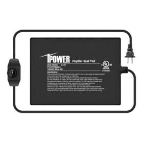 Ipower 840166211335 6 By 8-inch 8 Watts Reptile Heating Mat With Temperature Controller Un