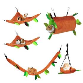 Ismarten 699918077800 Hamster Guinea Pig Hammock Small Animal Hanging Warm Bed House Hamst